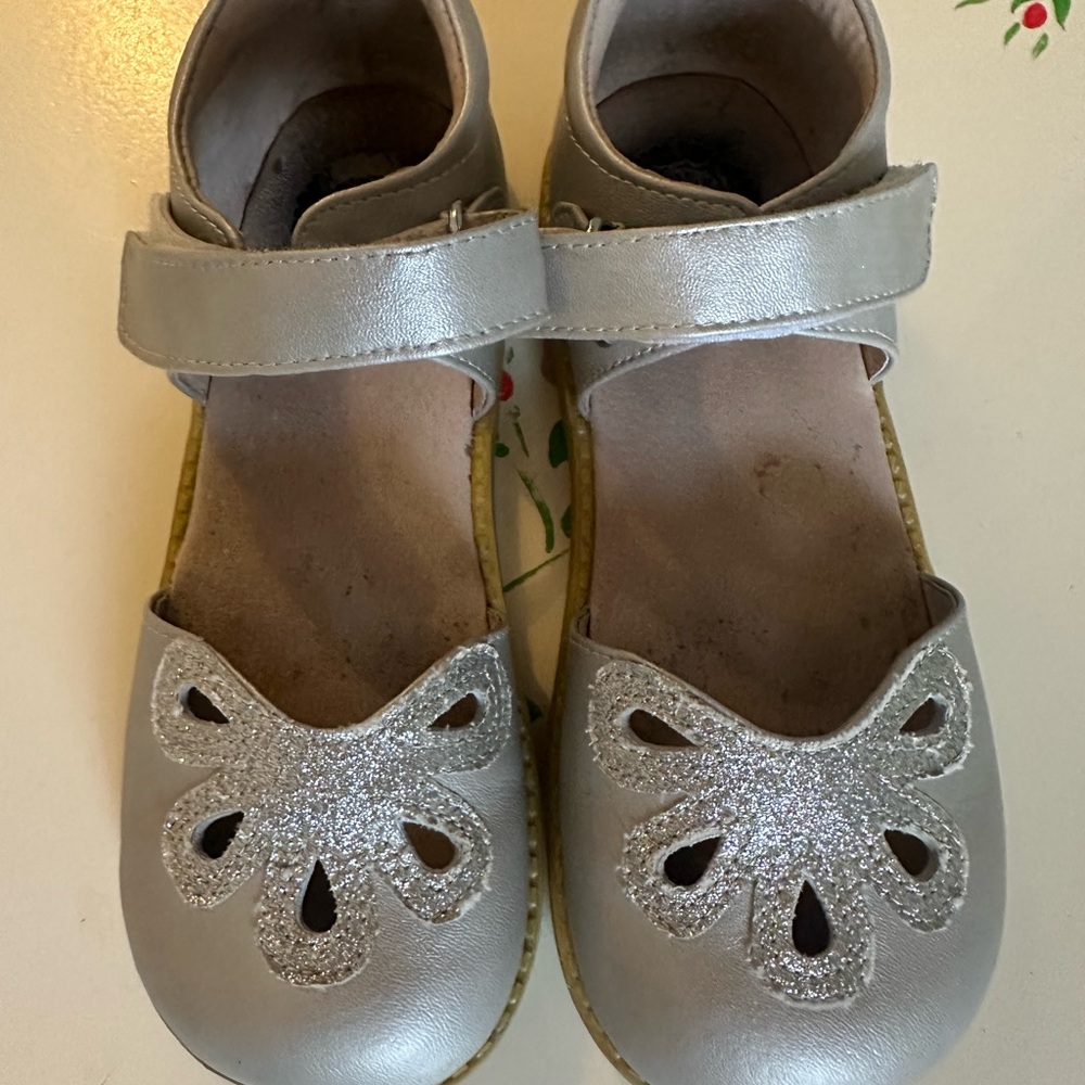 Silver Live & Luca Kids Shoes with Glitter Detail